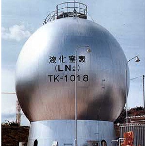 球形タンク（液化窒素）