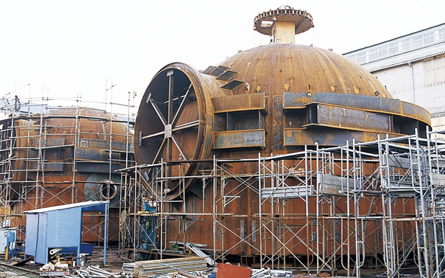 熱風炉（ドーム部）